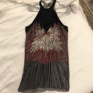 Parker Beaded Cocktail Dress